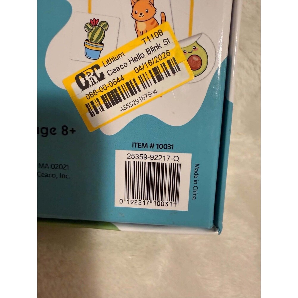 Ceaco Hello Blink Sticker Maker Bluetooth Mini Thermal Sticker Printer New - Picture 5 of 5